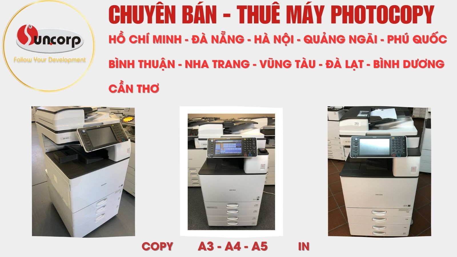 Chuyên bán và cho thuê máy photocopy toàn quốc