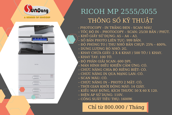 Thuê máy photocopy tại Dung Quất
